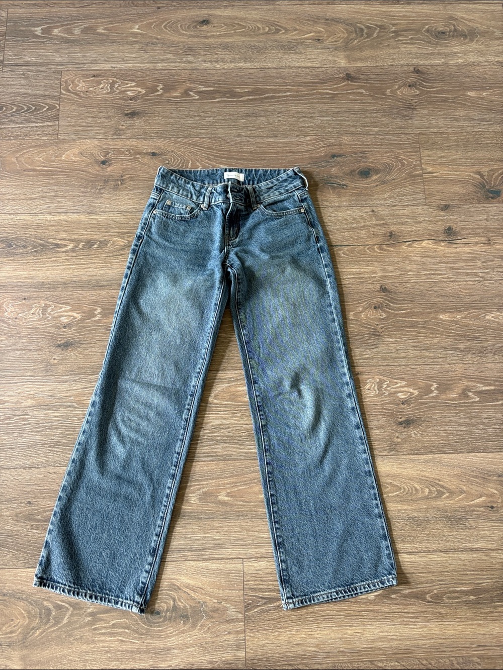 PacSun Women's Straight-Leg Blue Jeans